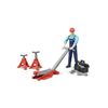 Bruder bworld Man with Repair Shop Accessories