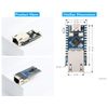 RP2350-ETH Mini Development Board, RP2350 Ethernet Port Module, RPi Microcontroller Development Board Based on RP2350 Dual-Core Arm Cortex-M33 & Dual-Architecture Hazard 3 RISC-V Microcontroller