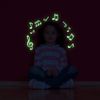 Glow in The Dark Wall Sticker Music Notes - 25 x 35cm