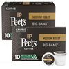 Peet's Coffee BIG BANG Medium Roast Keurig Recyclable K-Cup 10 Count (2 Pack)