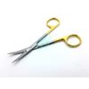 Gold Handle IRIS Micro Dissecting Scissors Curved 4.5"