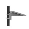 Lowenergie Solar PV Panel Pole mounting Adjustable Size lamp Post Side Utility Post Mount (Small. Max Panel Height on Bracket 300mm)