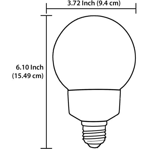 Diodesy- Pack of 3 SLG25/G30/50K G25 LED Globe Light Bulb, Compact Vanity Clear Light for Bathroom/Mirror Living Area, 5000K Bright White, 1125 Lumen, 25W (75 Watts Equivalent), 8000Hour, UL Listed