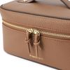 Francfranc Franc Bi-Color Vanity Pouch, Braun