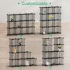 12-Cube Wire Closet Cabinet Storage Shelf Cube Storage Organizer Bookcase DIY  