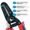 Wire Cutter and Stripper 10-22AWG Multi Gauge 7" Precise Spring Easy to Use DIY Tool