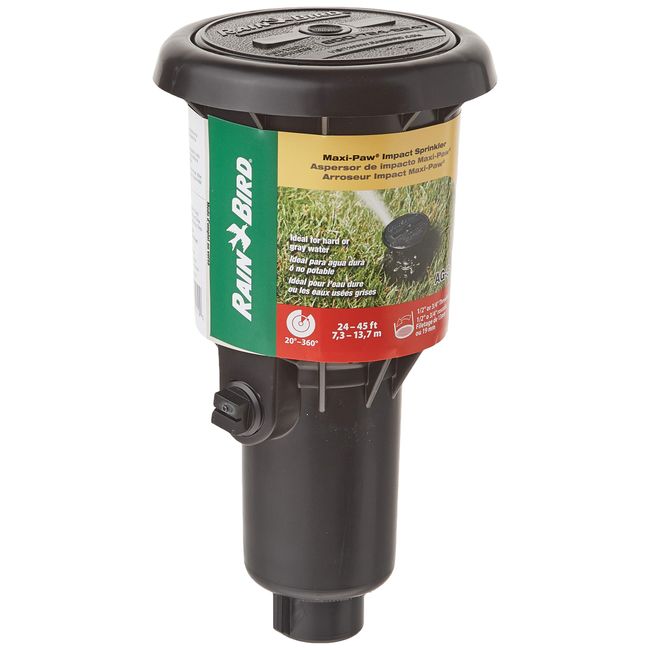 Rain Bird AG-5 All Gallonage Pop-Up Impact Sprinkler, Adjustable 20° - 360° Pattern, 24' - 45' Spray Distance