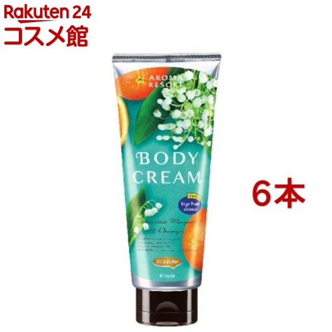 Aroma Resort Body Cream Lucentia Muguet &amp; Orange (170g*6 pieces set) [Aroma Resort]