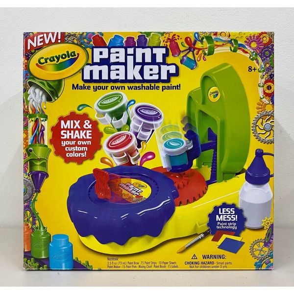 NEW Crayola Paint Maker Mixer Custom Colors