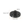 PATIKIL Camera Shutter Button 4 Pcs Soft Shutter Button Pure Copper Camera Button Concave Compatible with DSLR/SLR Camera (Black)