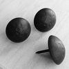 Clavos, 1" Round clavos, Lightly Hammered, Matte Black Finish… (10)