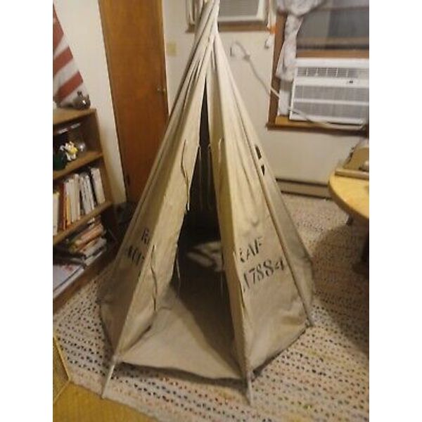 Heavy Canvas Teepee Tent Childs Play Playground Equipment