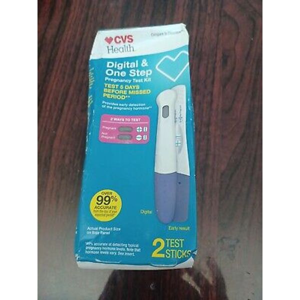 Health Digital Pregnancy Test 2 Test Sticks Exp 5/25