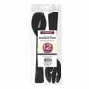 1 Party Essentials 9.5in. Serving Fork & Spoon Sets-Black 12 Ct.
