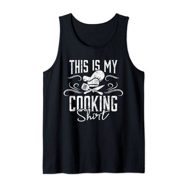 Cooking Cook I Vintage Chef Tank Top