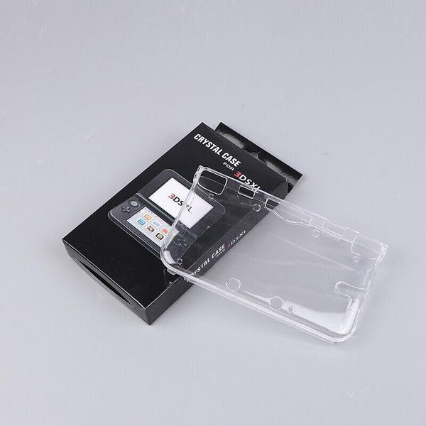 Clear Snap On Hard Plastic Protective Shell Armour Case Cover, compatible with Nintendo 3DS XL (older version)