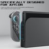 FANPL Case for Nintendo Switch 2 Joycon Controller, Protective Cover for Joycons 2 Hard Shell, Ergonomic Design & Comfortable and Easy Installation - Clear