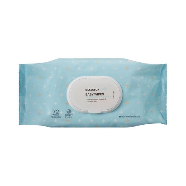 McKesson Baby Wipe Soft Pack 12 Pack 864 Wipes WPWBABY72U