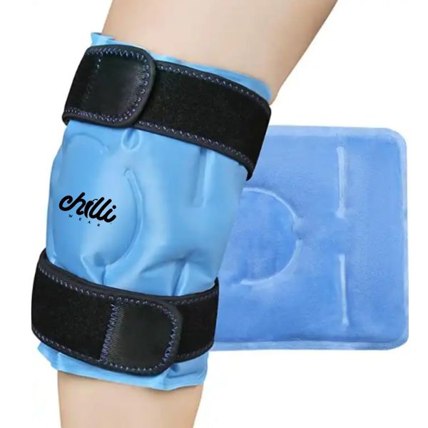 Knee Ice Pack Wrap - Post-Surgery Soft Gel Pack for Pain Relief - Reusable Hot & Cold Therapy for Injuries, Arthritis, ACL, Joint Pain, Bursitis & Swelling