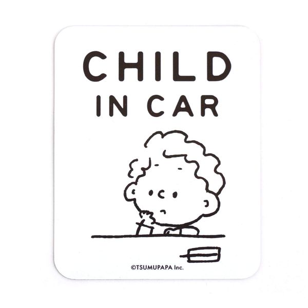 TSUMUPAPA CHILD IN CAR Magnet