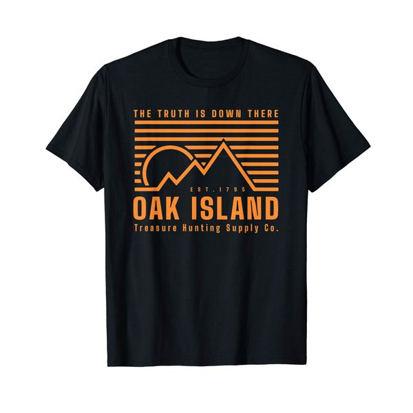 Oak Island Vintage Templar Knight Treasure Hunting Gift T-Shirt