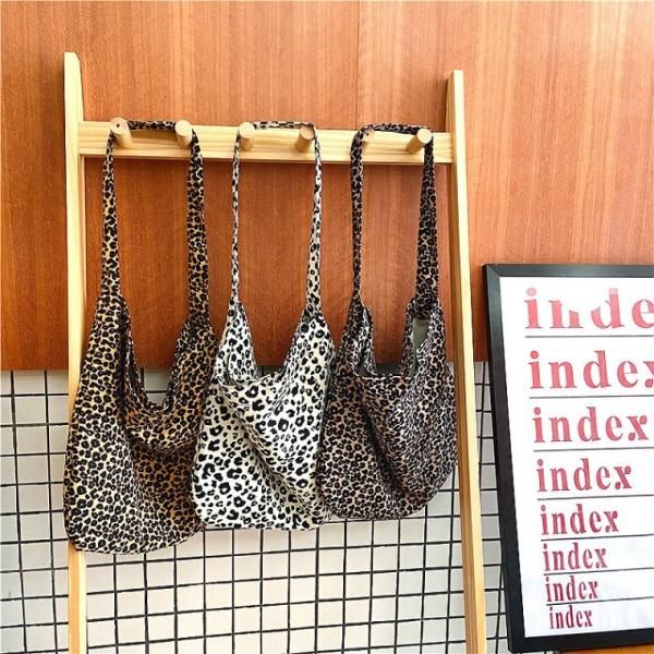 Leopard Eco Bag Hippie Mini Bag Hopi Daily Fashion Shopper Travel Shoulder Bag Bohemian Women Bag