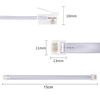 RIIEYOCA Short Cat5e Ethernet Patch Cable 15 CM,Flat RJ45 Computer LAN Network Cord for Router, Modem,Switch, Server(8 Pack, Grey)