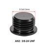 EVIL ENERGY 3AN Male Hex Head Socket ORB Port Plug with AN3 O Ring 1PC