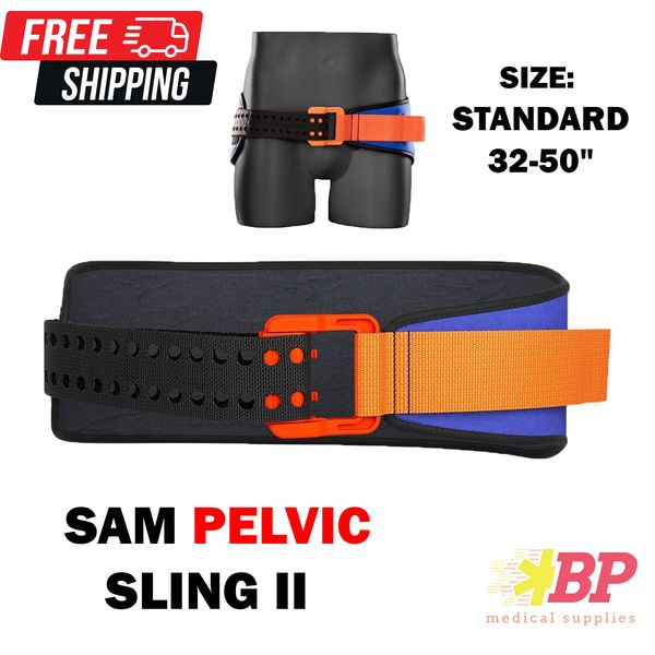 SAM Pelvic Sling II Orange/Blue - Standard 32-50" (PS301-OB-EN)