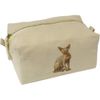 'Sphynx Cat Sitting' Canvas Wash Bag/Makeup Case (CS00041830)