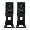 Mackie CR3-X 3" Multimedia Monitors (Pair) Bundle with Knox Gear Monitor Stands