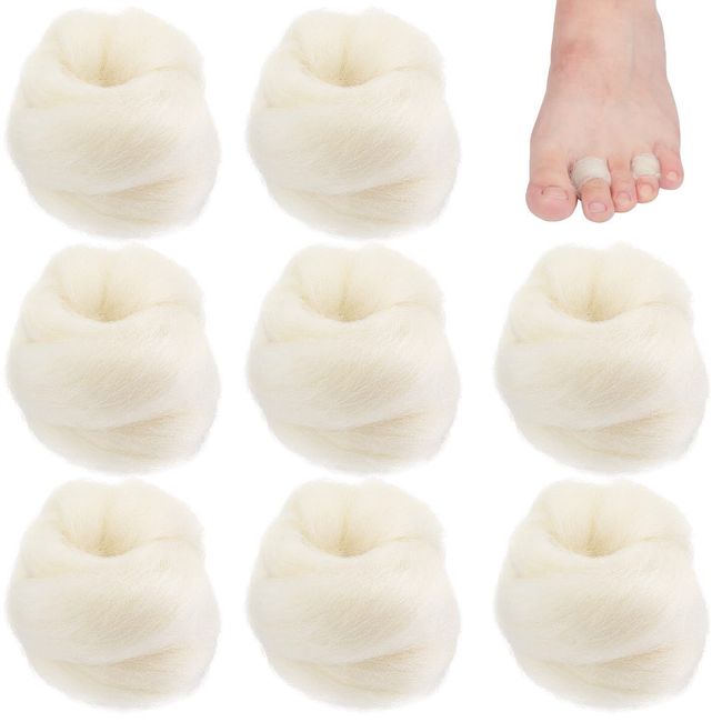 Lambs Wool for Toes Soft Feet Cushion Toe Separator Lambs Wool Corn Cushion P...