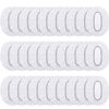200 Pack Clear Disposable Ear Protectors Waterproof Ear Covers for Hair Dye, Shower, Bathing