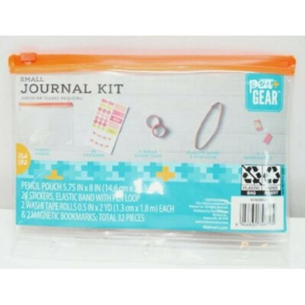 Pen + Gear Small Journal Kit 32 Pieces Orange