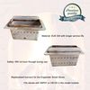 Englander Black Smart Stove Burn Pot, PU-SSBP, Stainless Steel, Gas, Propane, Electric, Vent Free, 4 Pounds, 4.5"D x 3.75"W x 4.5"H