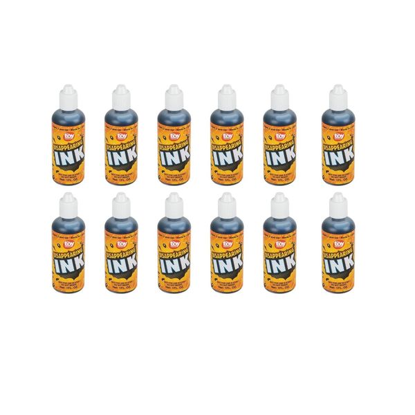 Rhode Island Novelty 1 oz Magic Disappeang Ink Two Dozen Bottles
