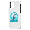 iPhone 12 mini Perfect Wave Dolphin Surfing for Surfers with Surfboard Case
