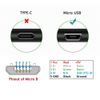 JSER Up Angled 90 Degree Micro USB 2.0 Type 5Pin to USB 2.0 Type-A Data Charge Cable 480Mbps Data for Phone Tablet Computer Camera (50cm)