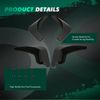 SCITOO Mud Flaps 4PCS Suitable for Ford Fiesta 2011-2019 Front & Rear mud Flaps Splash Guard Set