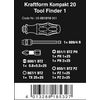 Kraftform Kompakt 20 Tool Finder Set, 7 Piece