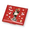 Mitani M17225-6 Yamanaka Lacquerware Mirror, Black, 2.8 inches (7 cm), Yamanaka Lacquerware, Maiko-san Horn, Compact Mirror