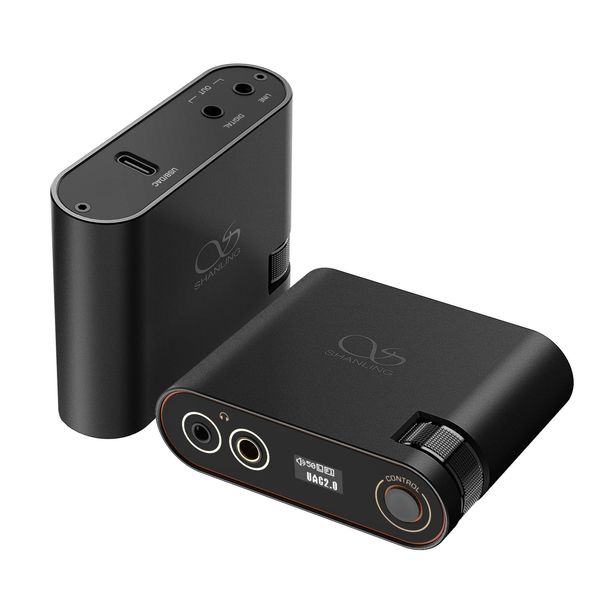 SHANLING H0 Portable Headphone Amplifier, DAC/AMP, USB Headphone Amplifier, CS43198 DAC, Dual SGM8262 Amplifier, 768kHz/32 Bit, DSD256, MQA Compatible, 690mW@32Ω Output, Optical/Coaxial SPDIF Digital