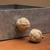 Nautical.Gift.Decor Jute Rope Door Knobs Set of 12/Pull and Push Handle Knobs for Cabinets, Wardrobes & Cupboards/Nautical Hardware Decor