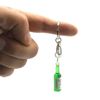 SUPIA Korean Soju Bottle Miniature Key Chain Key Ring (Green)