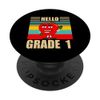 Hello Grade 1 1st Day Back To School Teachers PopSockets Swappable PopGrip