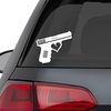 Gun Heart Trigger Vinyl Decal Sticker | Pro Gun NRA 652