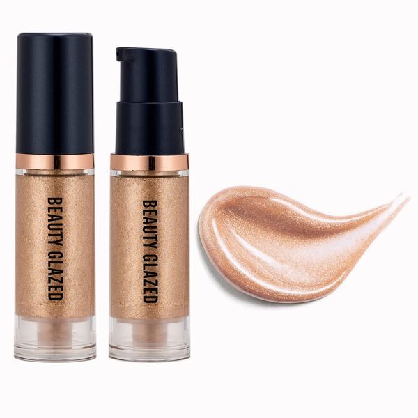 MYUANGO Liquid Highlighter Liquid Illuminator Non Stick Face Brightens & Shades Long Lasting & Smooth Gliding Face Illuminator Makeup (03)