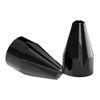 Fluted Spike Bolt Cap Set for Twin Cam Black Painted (53 Piece)