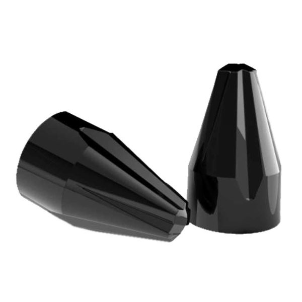 Fluted Spike Bolt Cap Set for Twin Cam Black Painted (53 Piece)