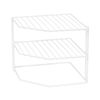 Compactor Perth Cookware Storage M - 24X23X20.3 cm, White Metal Wire Kitchen Organizer